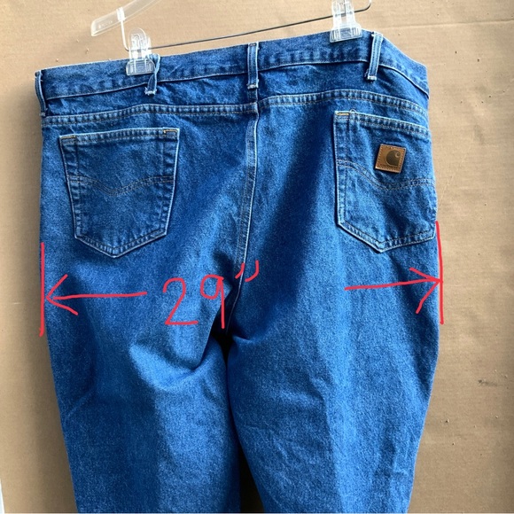 VGC. MENS CARHARTT DENIM JEANS. - Picture 7 of 10